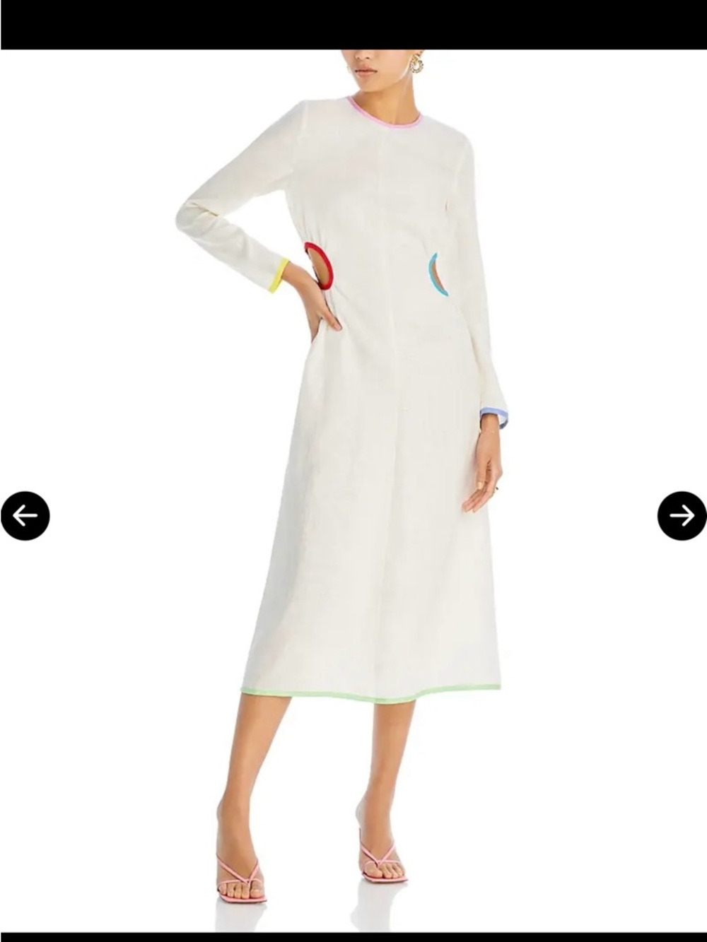 NWT Rhode Thierry Linen Dress Size S